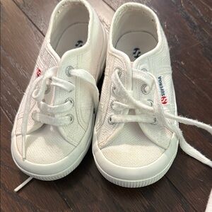 Superga Kids' Classic White Sneakers